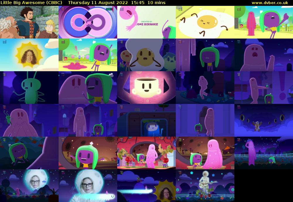 Little Big Awesome (CBBC) Thursday 11 August 2022 15:45 - 15:55