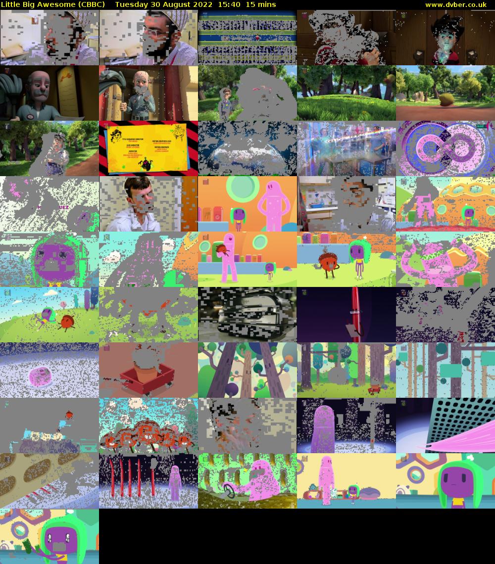 Little Big Awesome (CBBC) Tuesday 30 August 2022 15:40 - 15:55