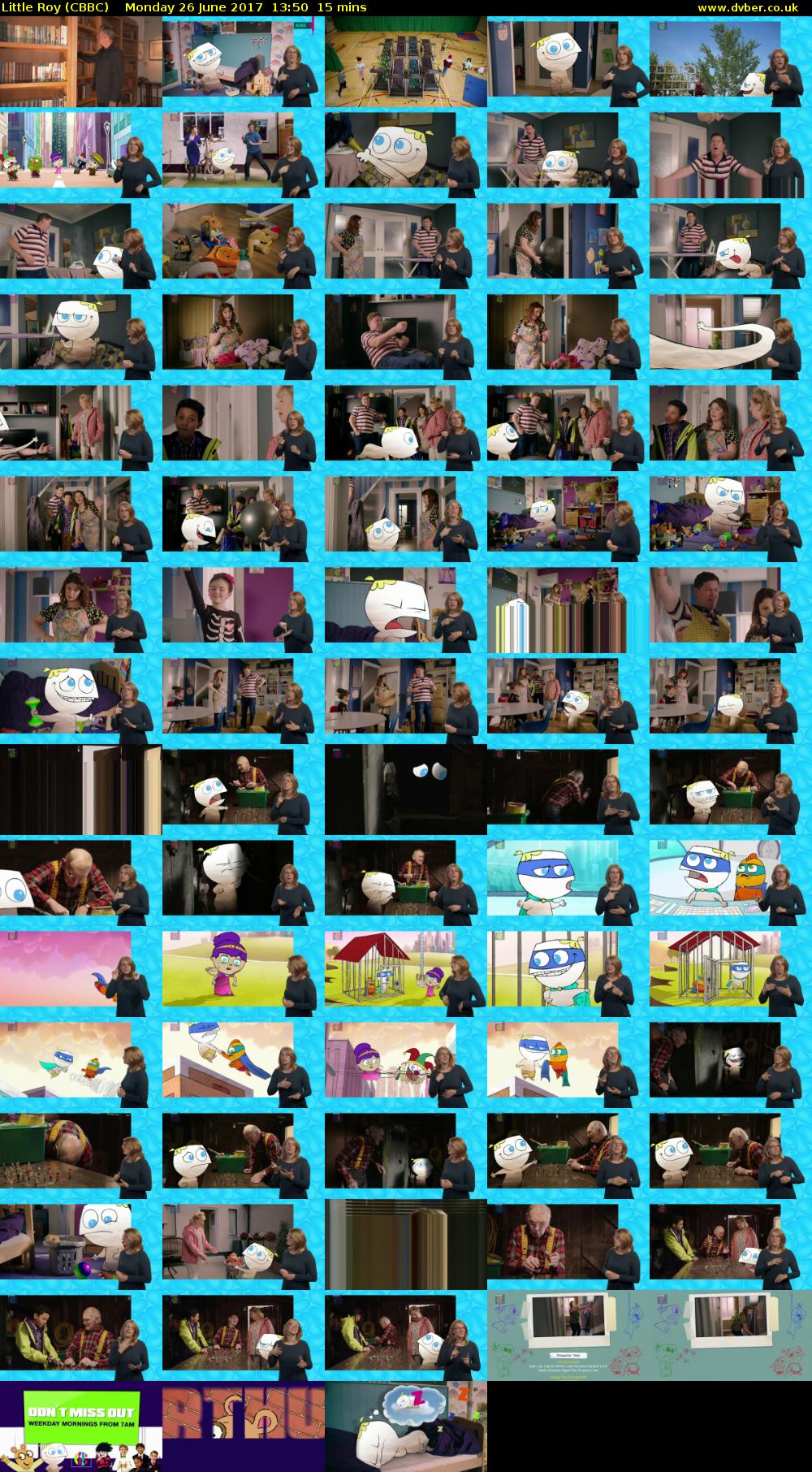 Little Roy (CBBC) Monday 26 June 2017 13:50 - 14:05