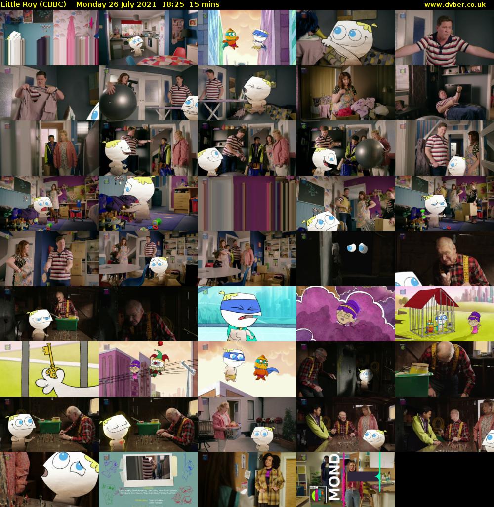 Little Roy (CBBC) Monday 26 July 2021 18:25 - 18:40