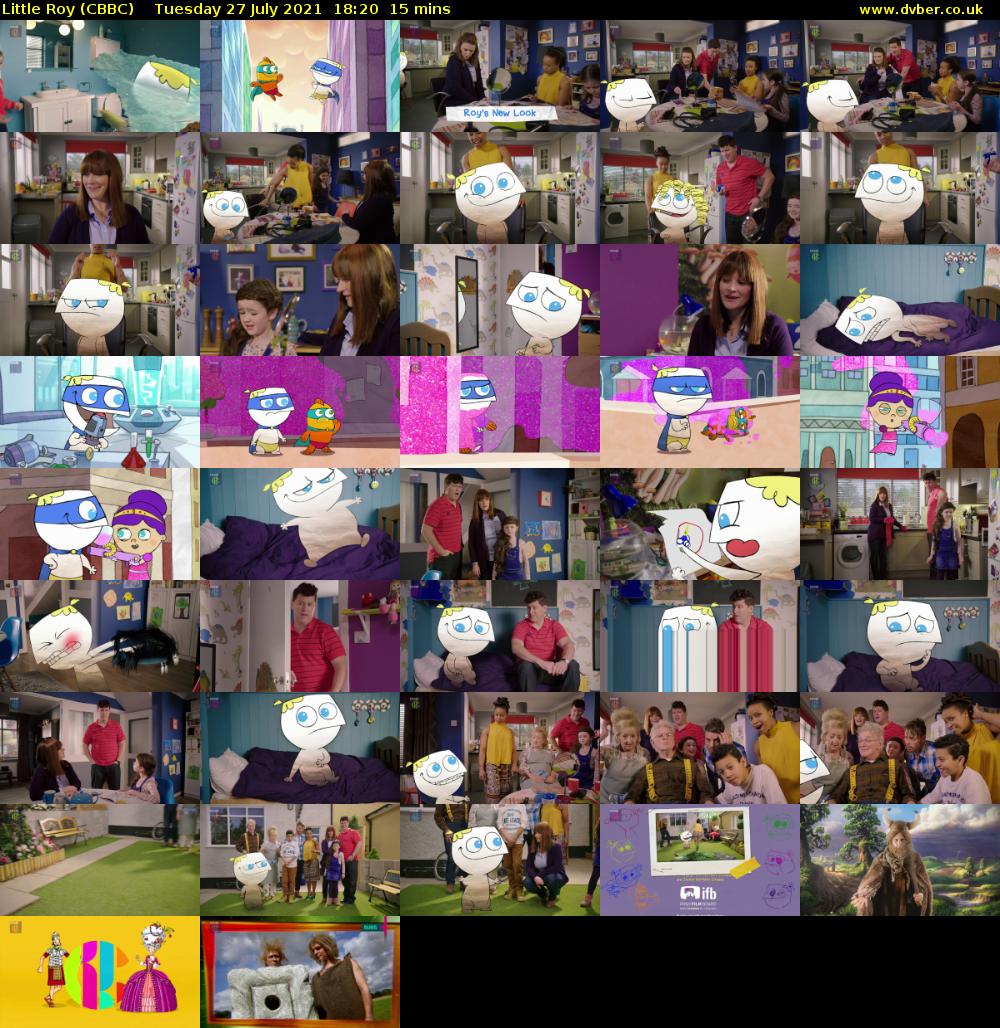 Little Roy (CBBC) Tuesday 27 July 2021 18:20 - 18:35