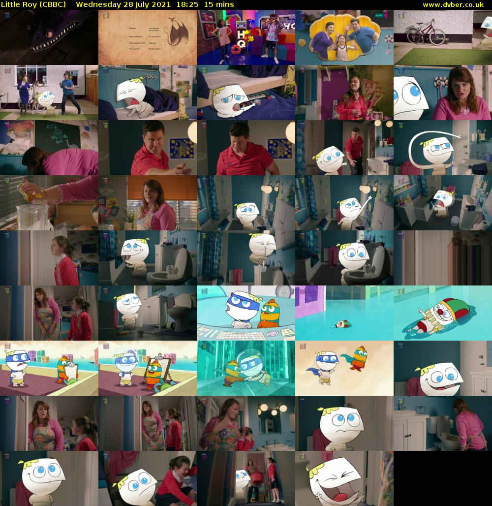 Little Roy (CBBC) Wednesday 28 July 2021 18:25 - 18:40