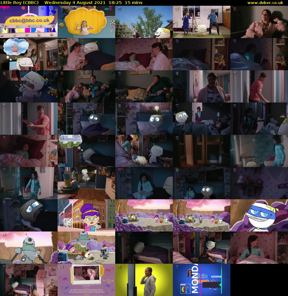 Little Roy (CBBC) Wednesday 4 August 2021 18:25 - 18:40