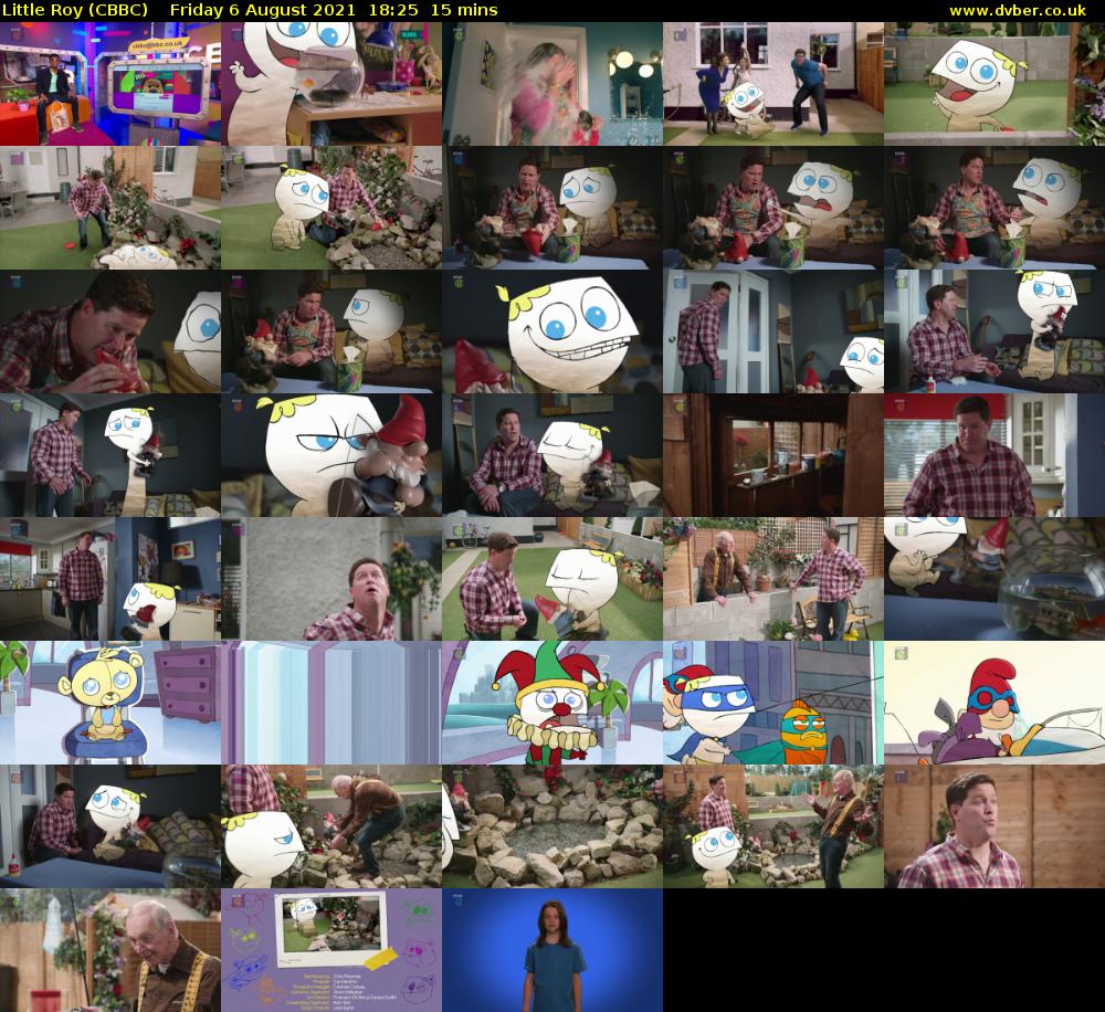 Little Roy (CBBC) Friday 6 August 2021 18:25 - 18:40
