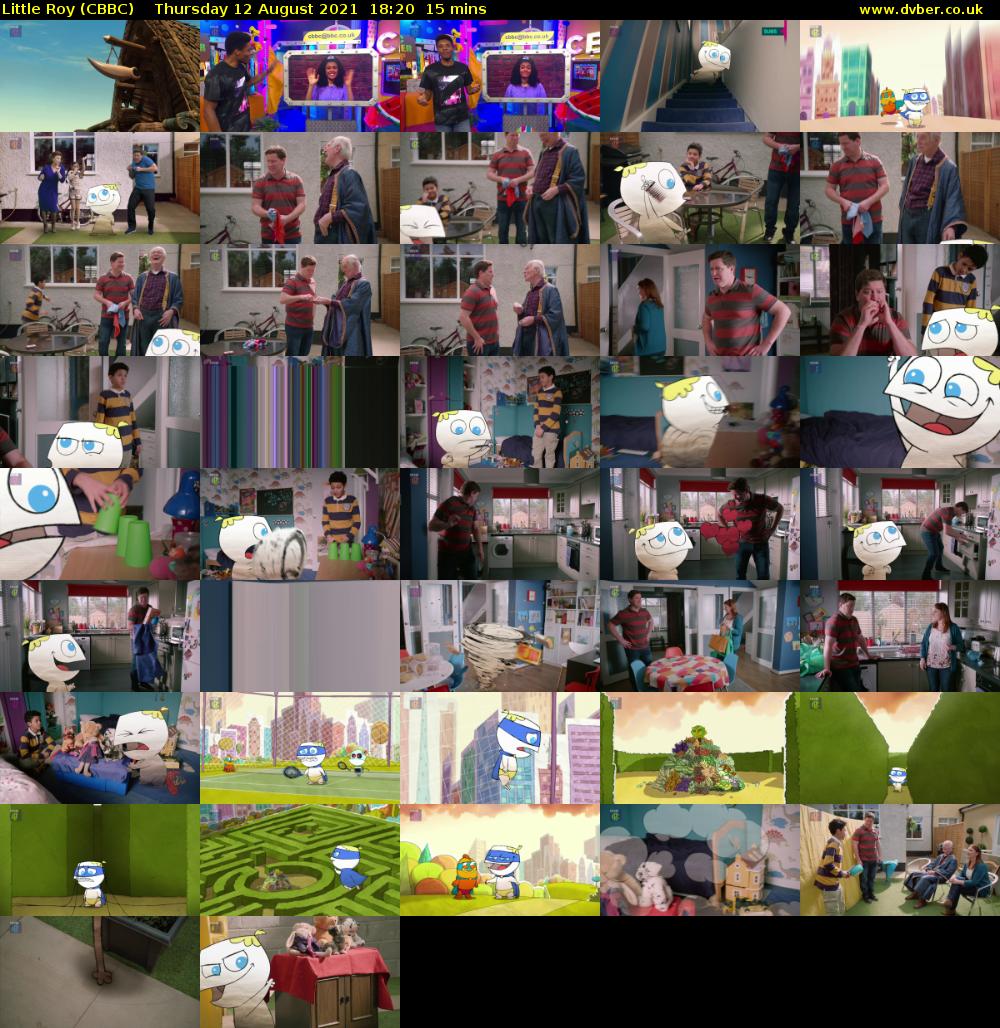 Little Roy (CBBC) Thursday 12 August 2021 18:20 - 18:35