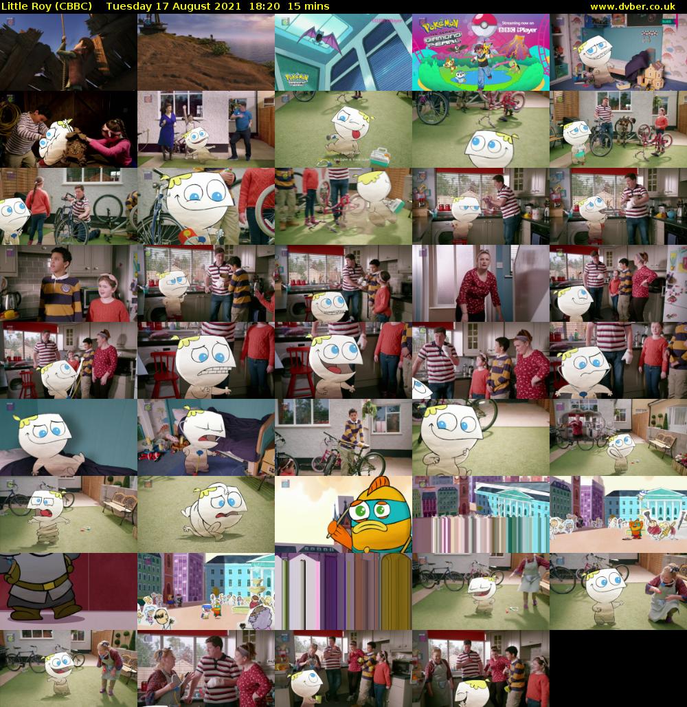 Little Roy (CBBC) Tuesday 17 August 2021 18:20 - 18:35