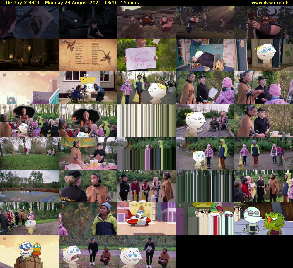 Little Roy (CBBC) Monday 23 August 2021 18:20 - 18:35