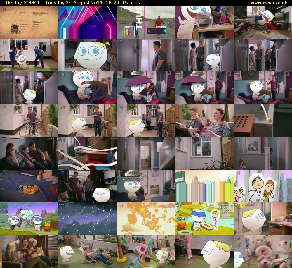 Little Roy (CBBC) Tuesday 24 August 2021 18:20 - 18:35