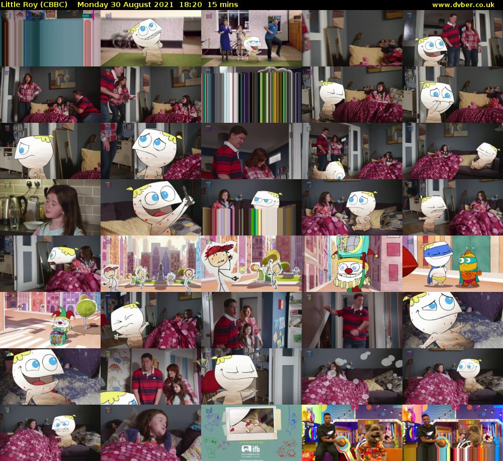 Little Roy (CBBC) Monday 30 August 2021 18:20 - 18:35
