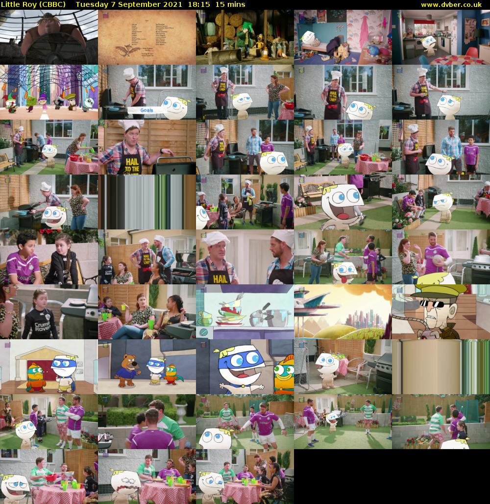 Little Roy (CBBC) Tuesday 7 September 2021 18:15 - 18:30