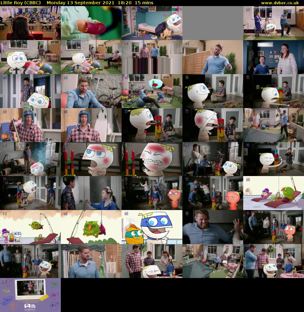Little Roy (CBBC) Monday 13 September 2021 18:20 - 18:35