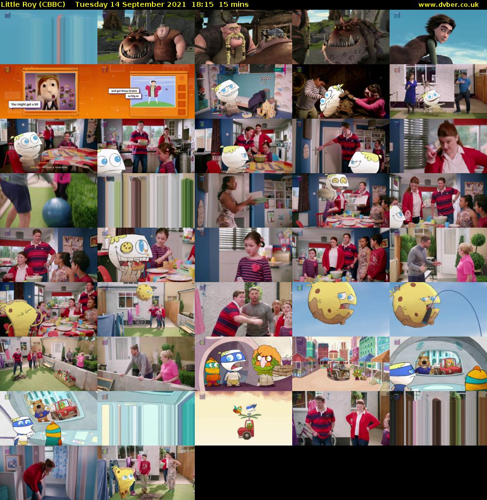 Little Roy (CBBC) Tuesday 14 September 2021 18:15 - 18:30