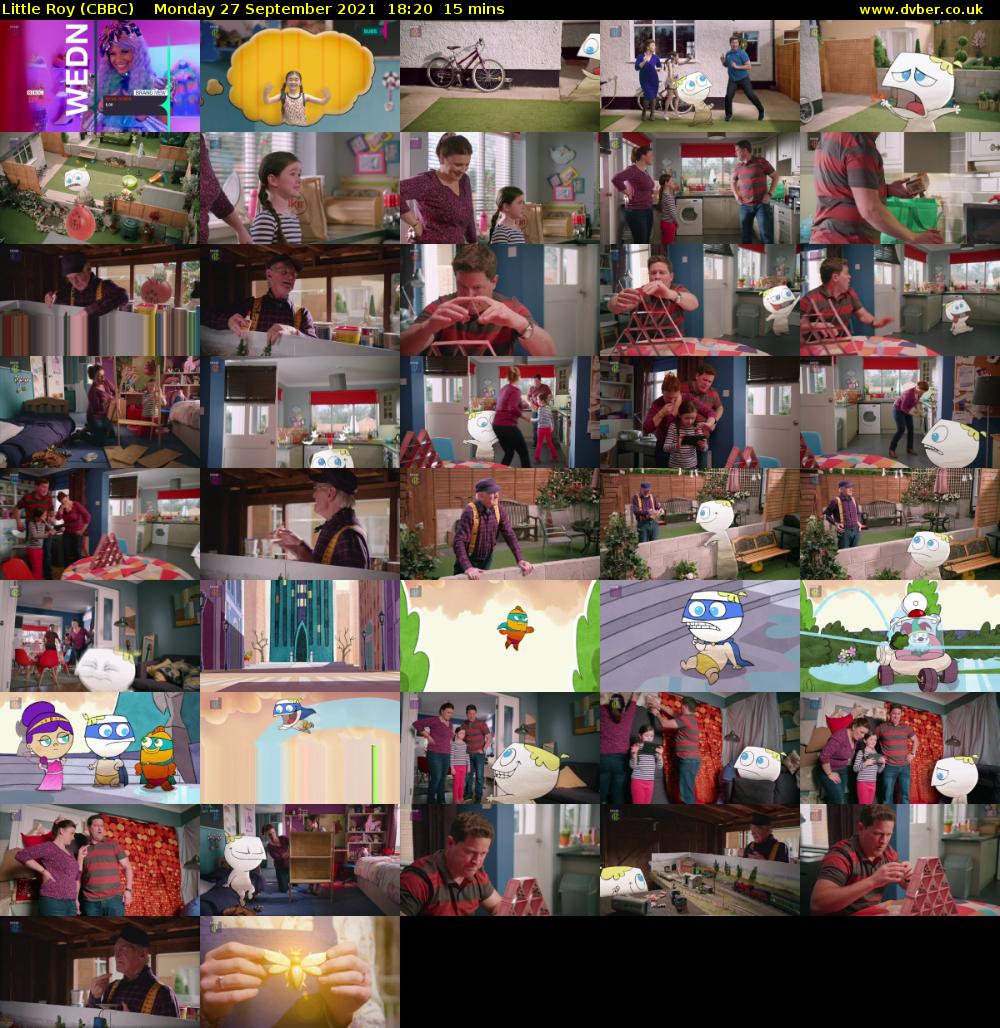 Little Roy (CBBC) Monday 27 September 2021 18:20 - 18:35