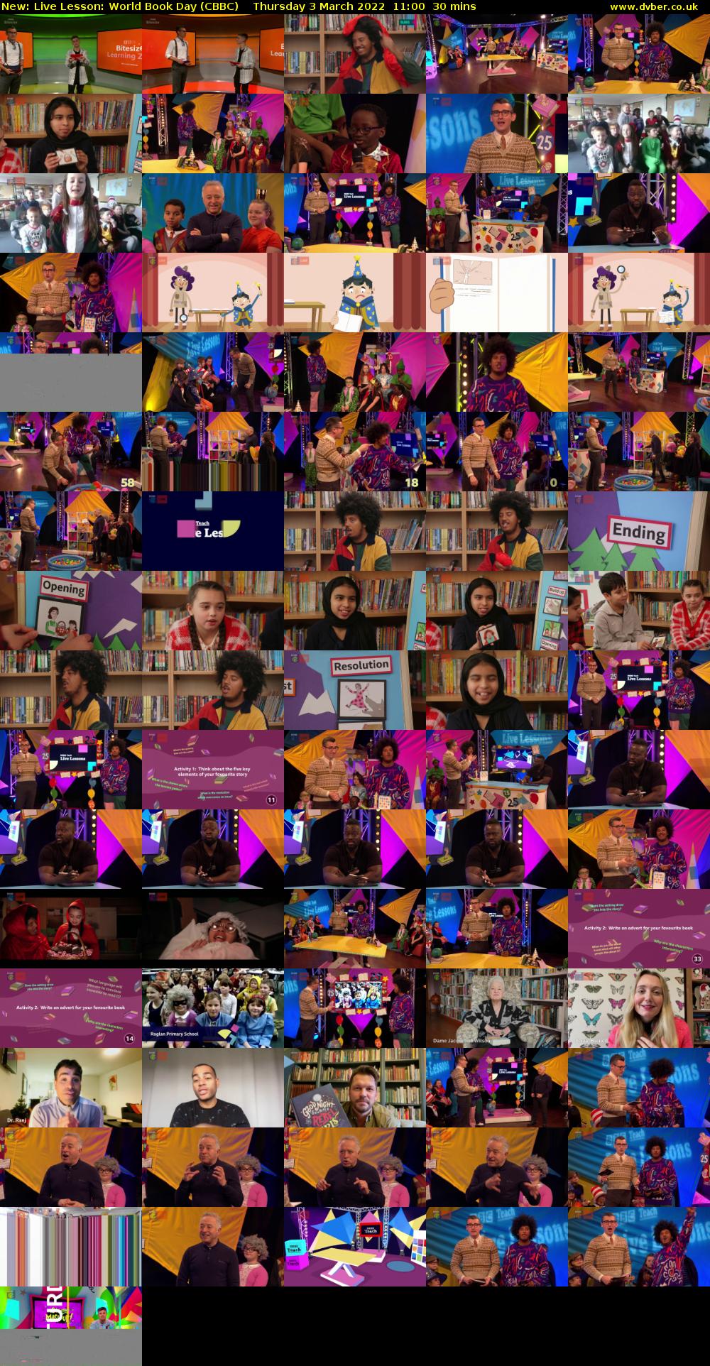 Live Lesson: World Book Day (CBBC) Thursday 3 March 2022 11:00 - 11:30
