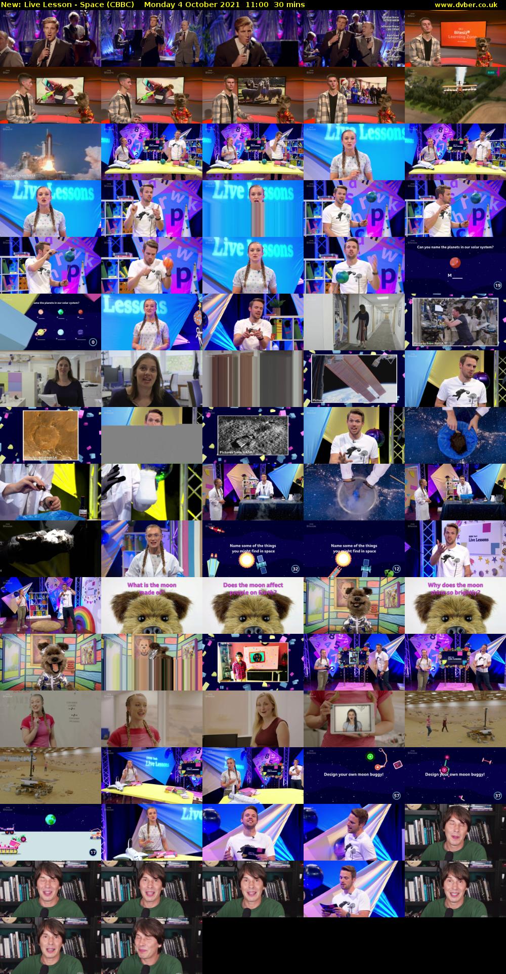 Live Lesson - Space (CBBC) Monday 4 October 2021 11:00 - 11:30