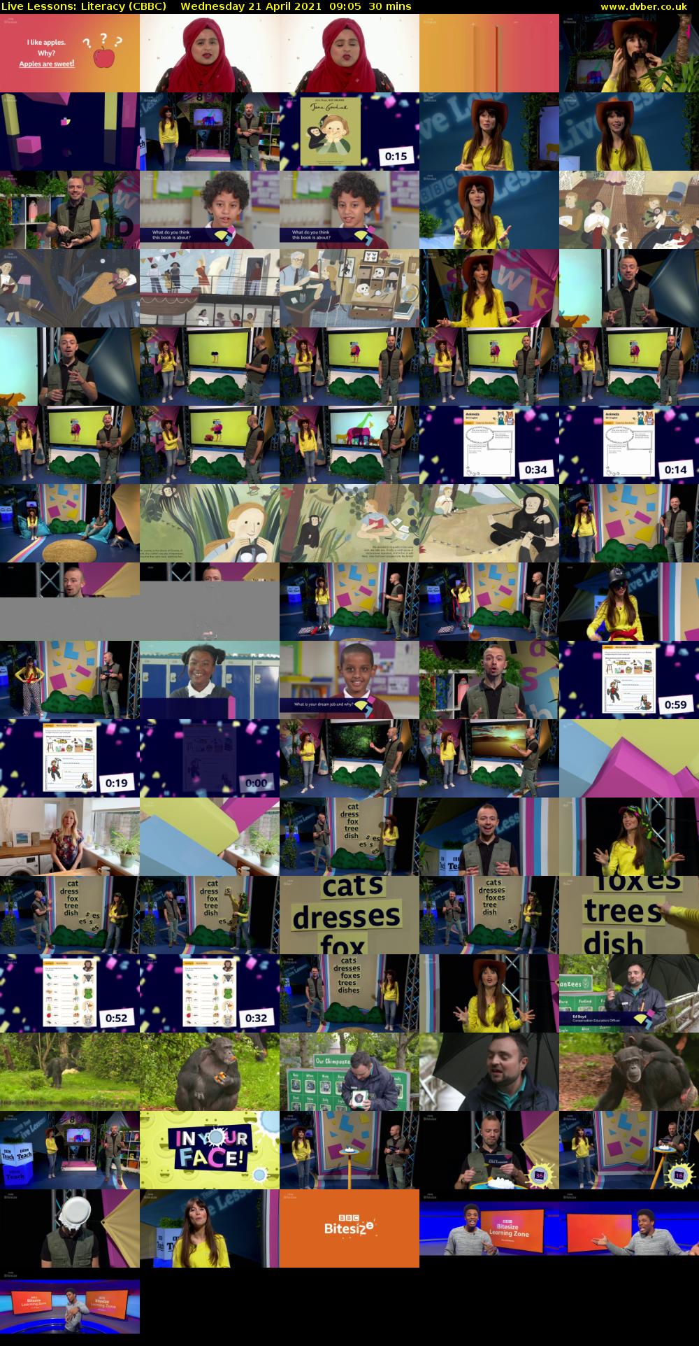Live Lessons: Literacy (CBBC) Wednesday 21 April 2021 09:05 - 09:35