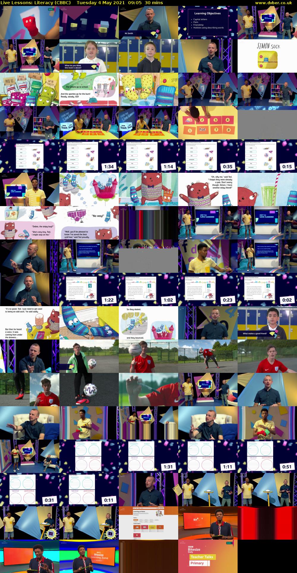 Live Lessons: Literacy (CBBC) Tuesday 4 May 2021 09:05 - 09:35