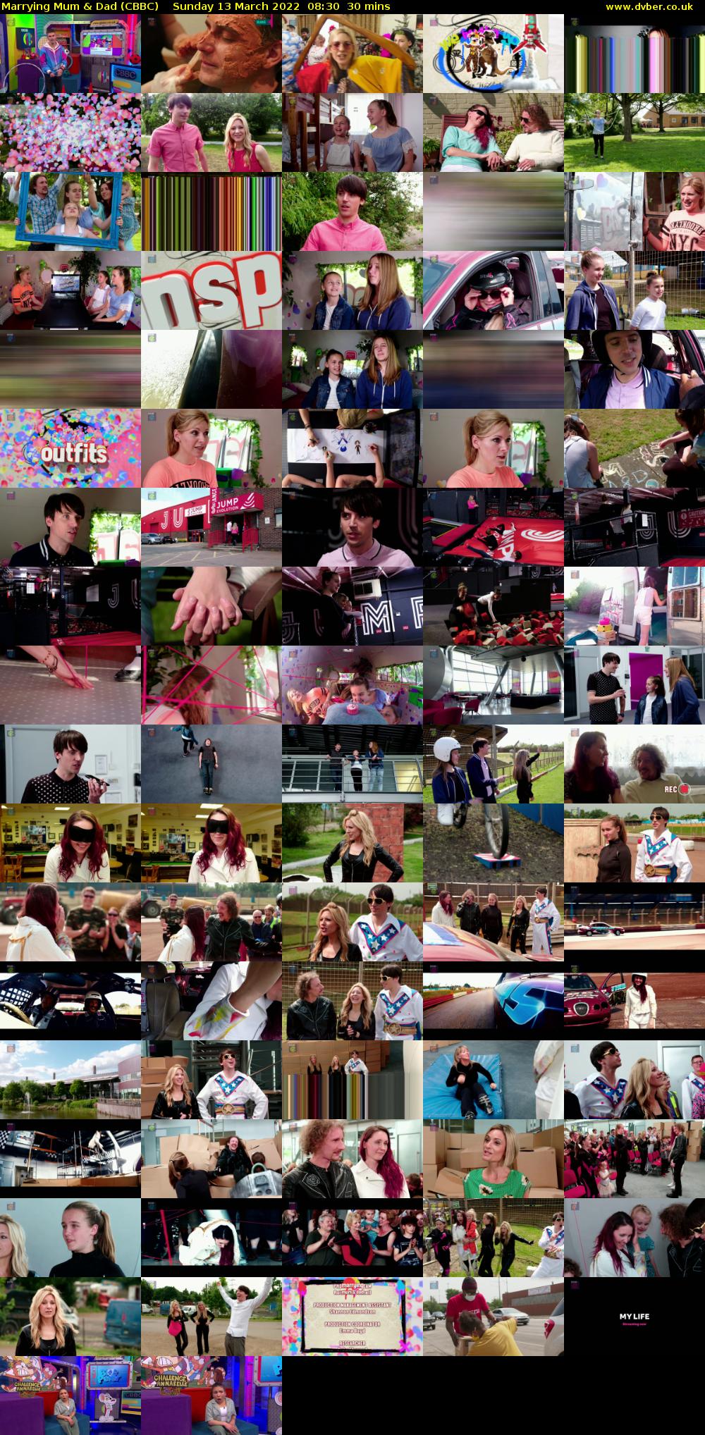 Marrying Mum & Dad (CBBC) Sunday 13 March 2022 08:30 - 09:00