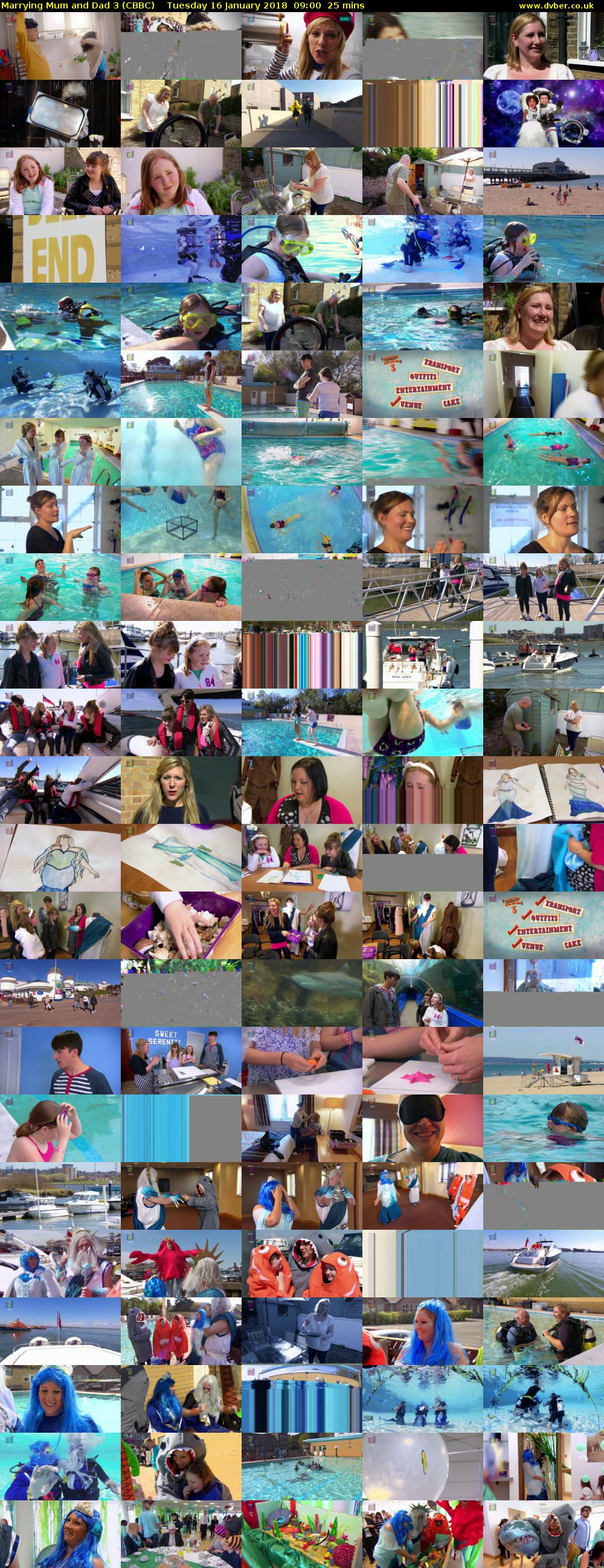 Marrying Mum and Dad 3 (CBBC) Tuesday 16 January 2018 09:00 - 09:25