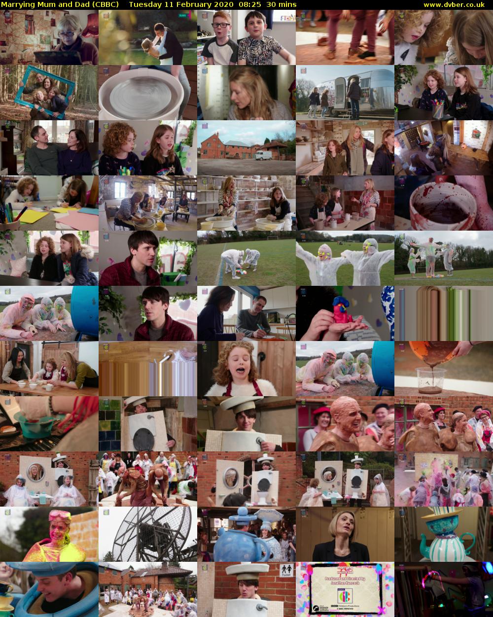 Marrying Mum and Dad (CBBC) Tuesday 11 February 2020 08:25 - 08:55