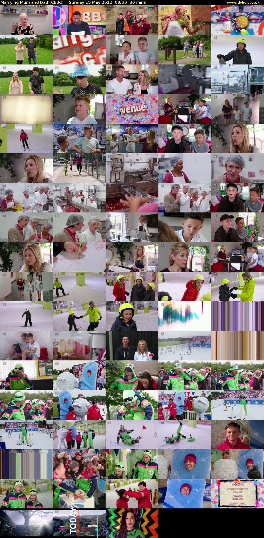Marrying Mum and Dad (CBBC) Sunday 15 May 2022 08:30 - 09:00
