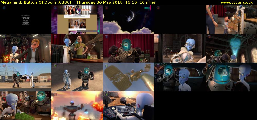 Megamind: Button Of Doom (CBBC) Thursday 30 May 2019 16:10 - 16:20