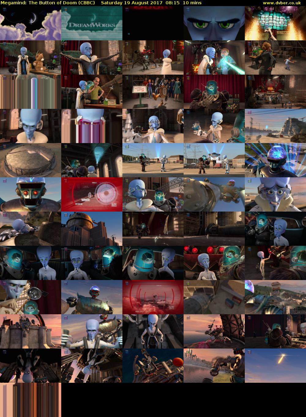 Megamind: The Button of Doom (CBBC) Saturday 19 August 2017 08:15 - 08:25