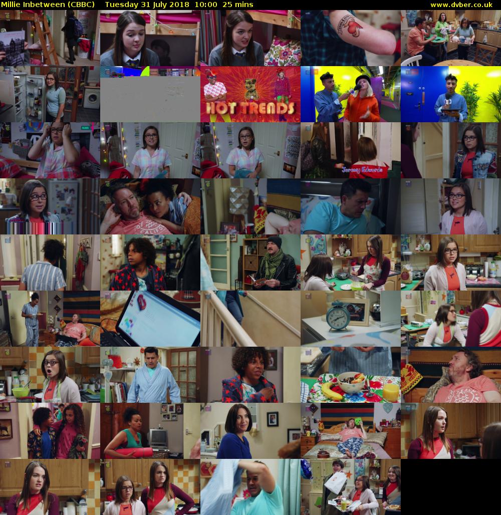 Millie Inbetween (CBBC) Tuesday 31 July 2018 10:00 - 10:25