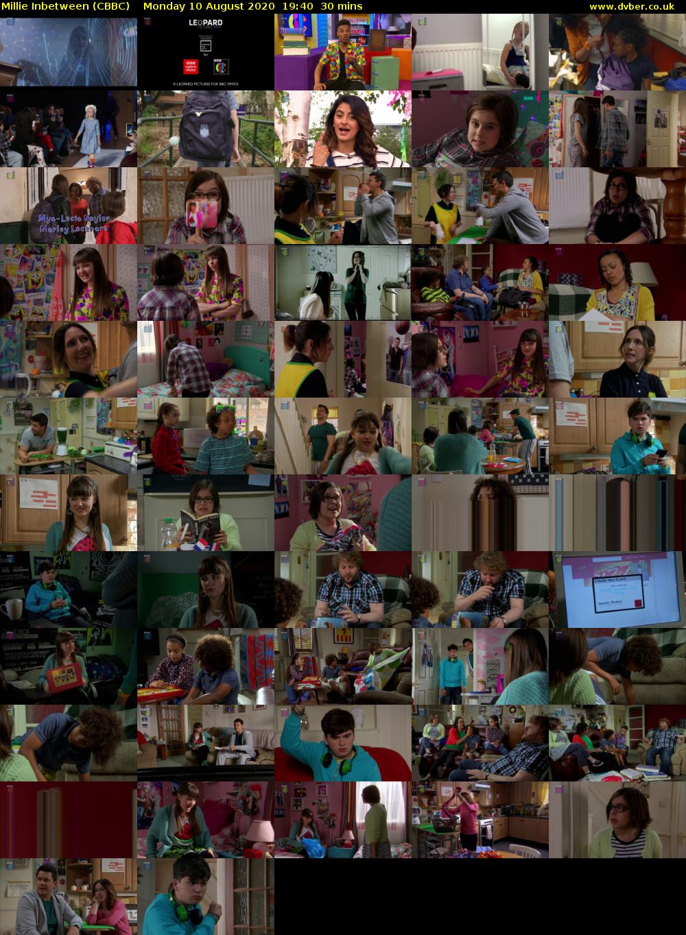 Millie Inbetween (CBBC) Monday 10 August 2020 19:40 - 20:10