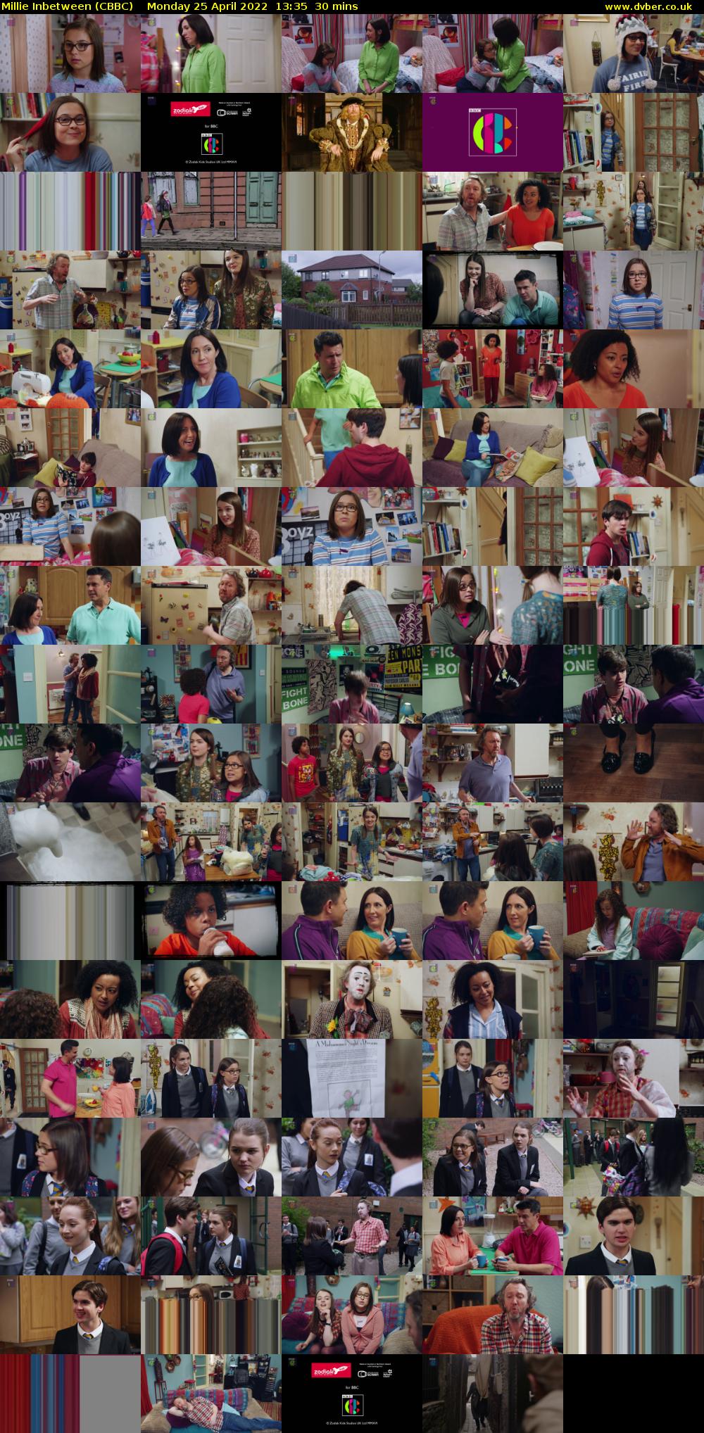 Millie Inbetween (CBBC) Monday 25 April 2022 13:35 - 14:05