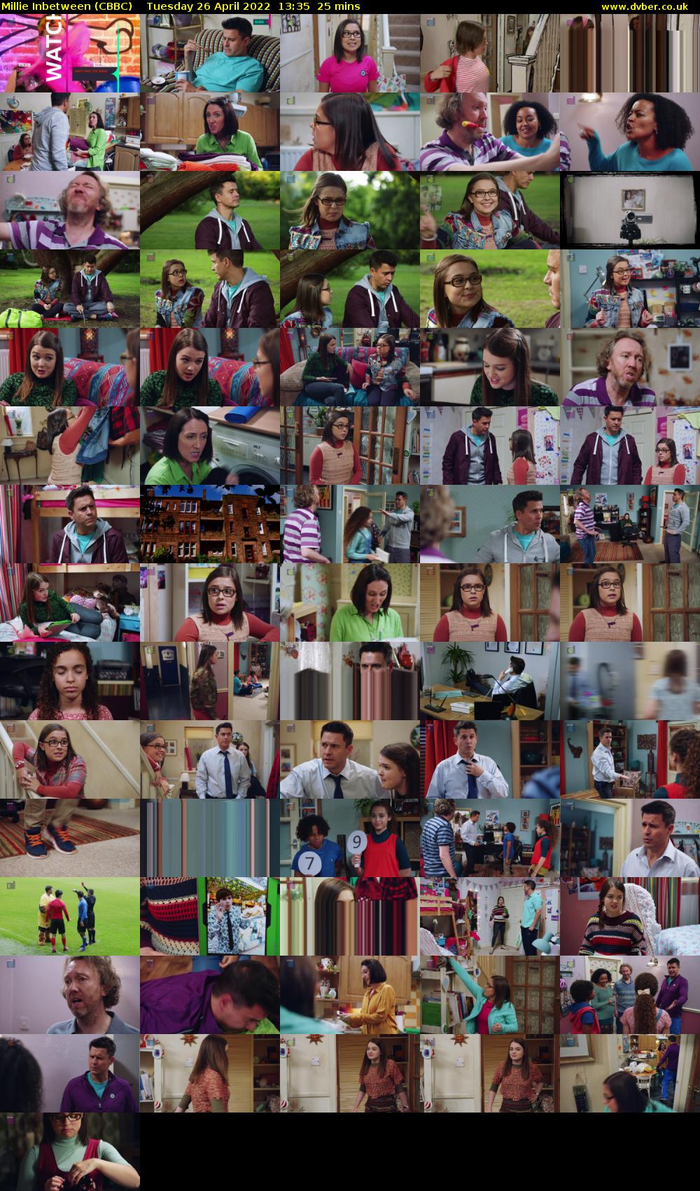 Millie Inbetween (CBBC) Tuesday 26 April 2022 13:35 - 14:00