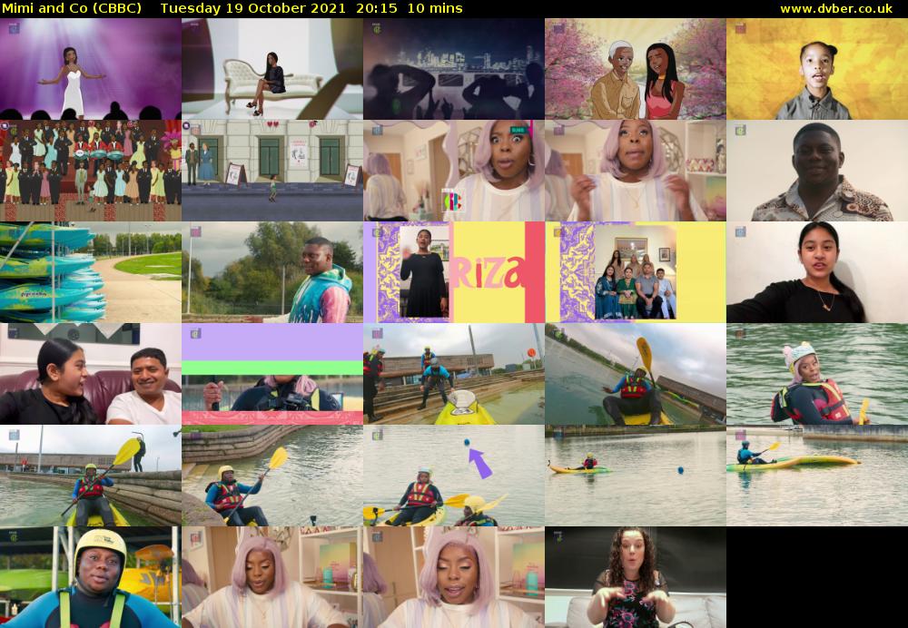 Mimi and Co (CBBC) Tuesday 19 October 2021 20:15 - 20:25