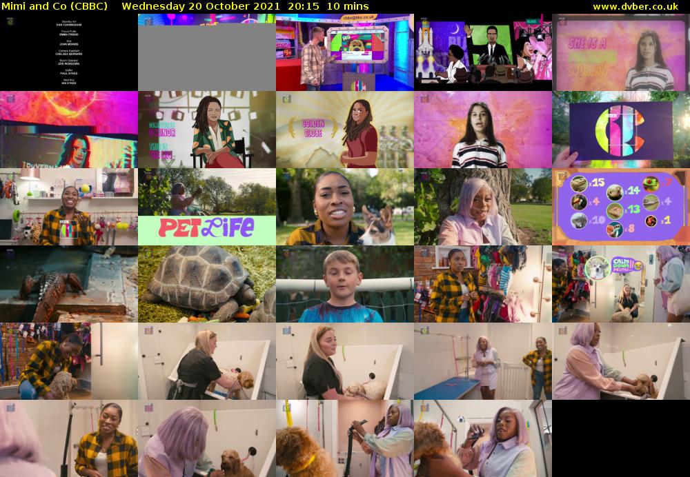 Mimi and Co (CBBC) Wednesday 20 October 2021 20:15 - 20:25