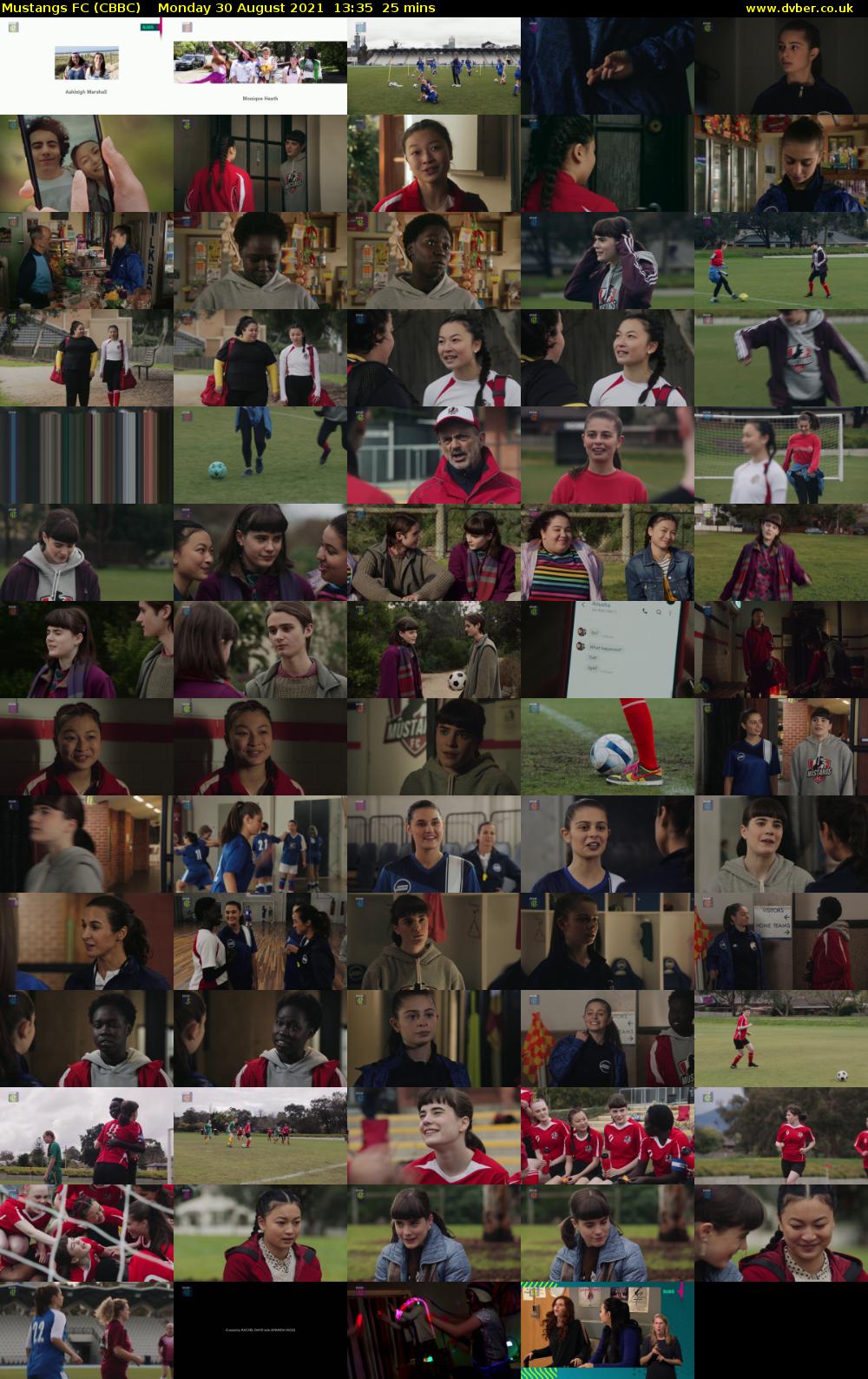 Mustangs FC (CBBC) Monday 30 August 2021 13:35 - 14:00