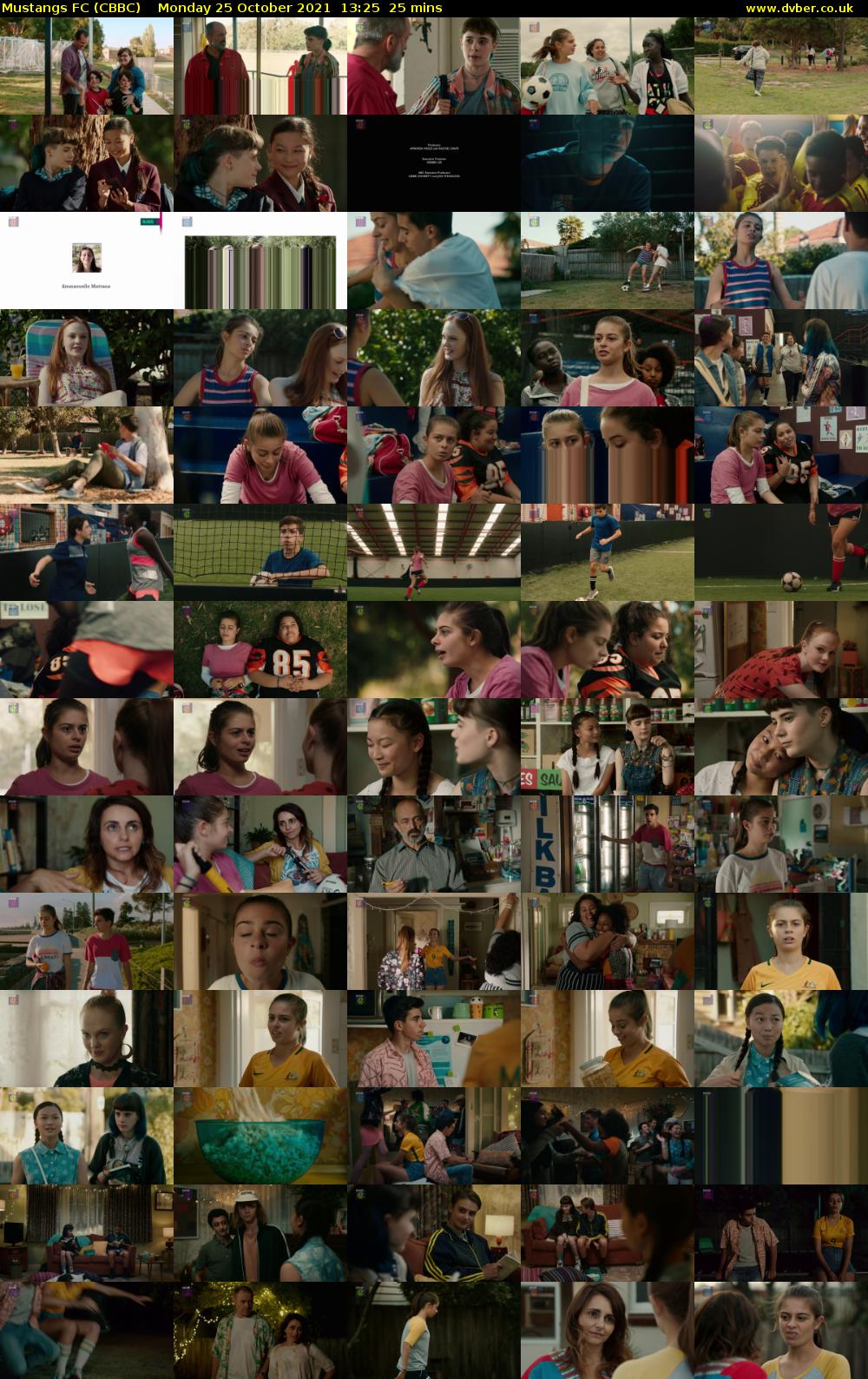 Mustangs FC (CBBC) Monday 25 October 2021 13:25 - 13:50