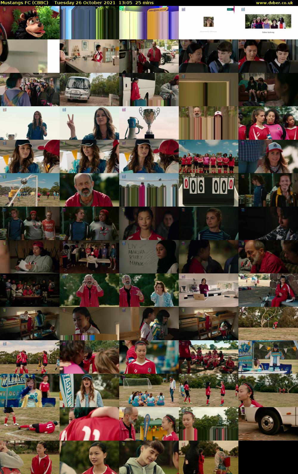 Mustangs FC (CBBC) Tuesday 26 October 2021 13:05 - 13:30
