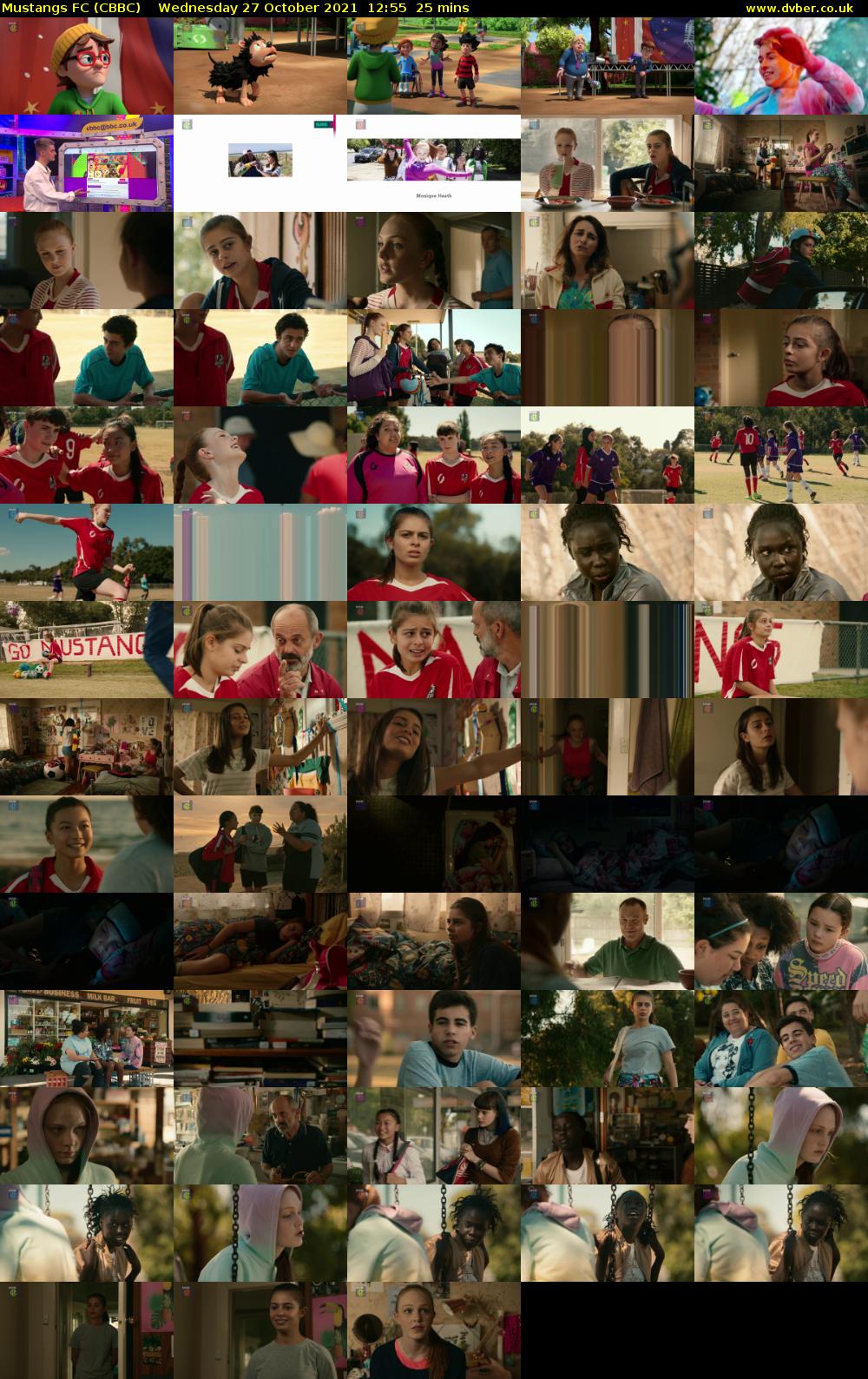 Mustangs FC (CBBC) Wednesday 27 October 2021 12:55 - 13:20