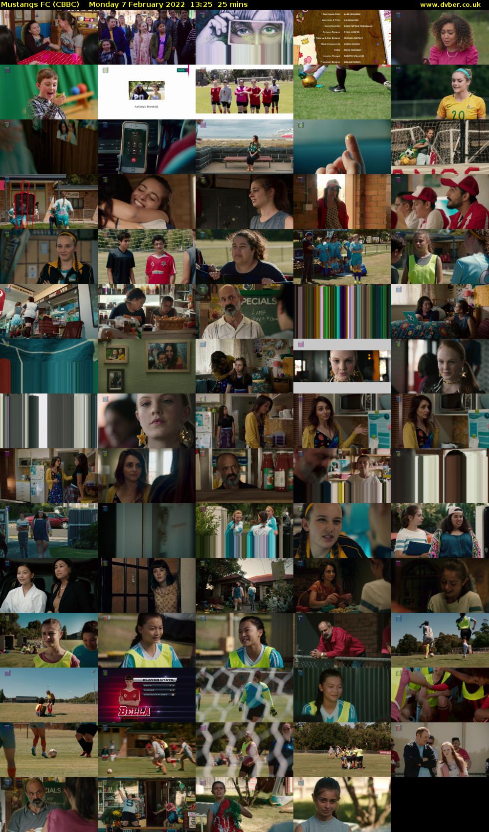Mustangs FC (CBBC) Monday 7 February 2022 13:25 - 13:50