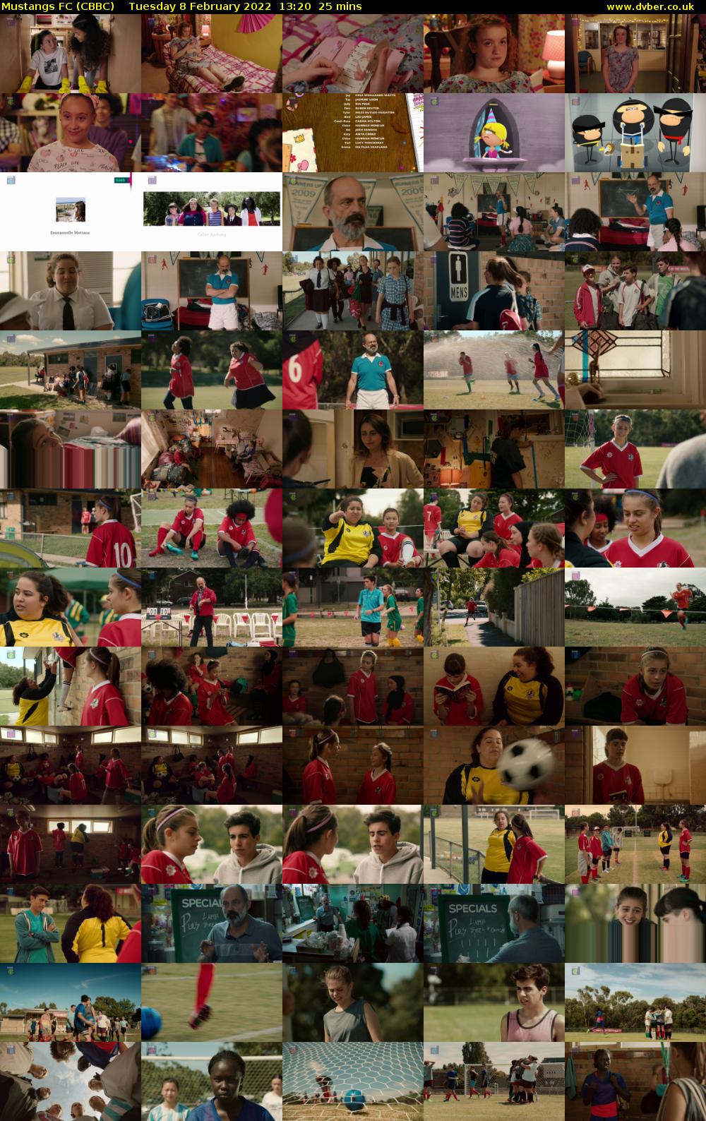 Mustangs FC (CBBC) Tuesday 8 February 2022 13:20 - 13:45