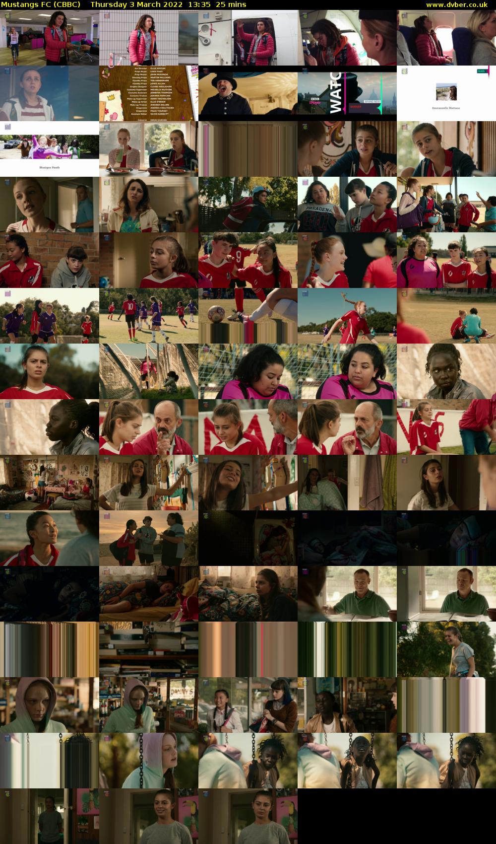 Mustangs FC (CBBC) Thursday 3 March 2022 13:35 - 14:00