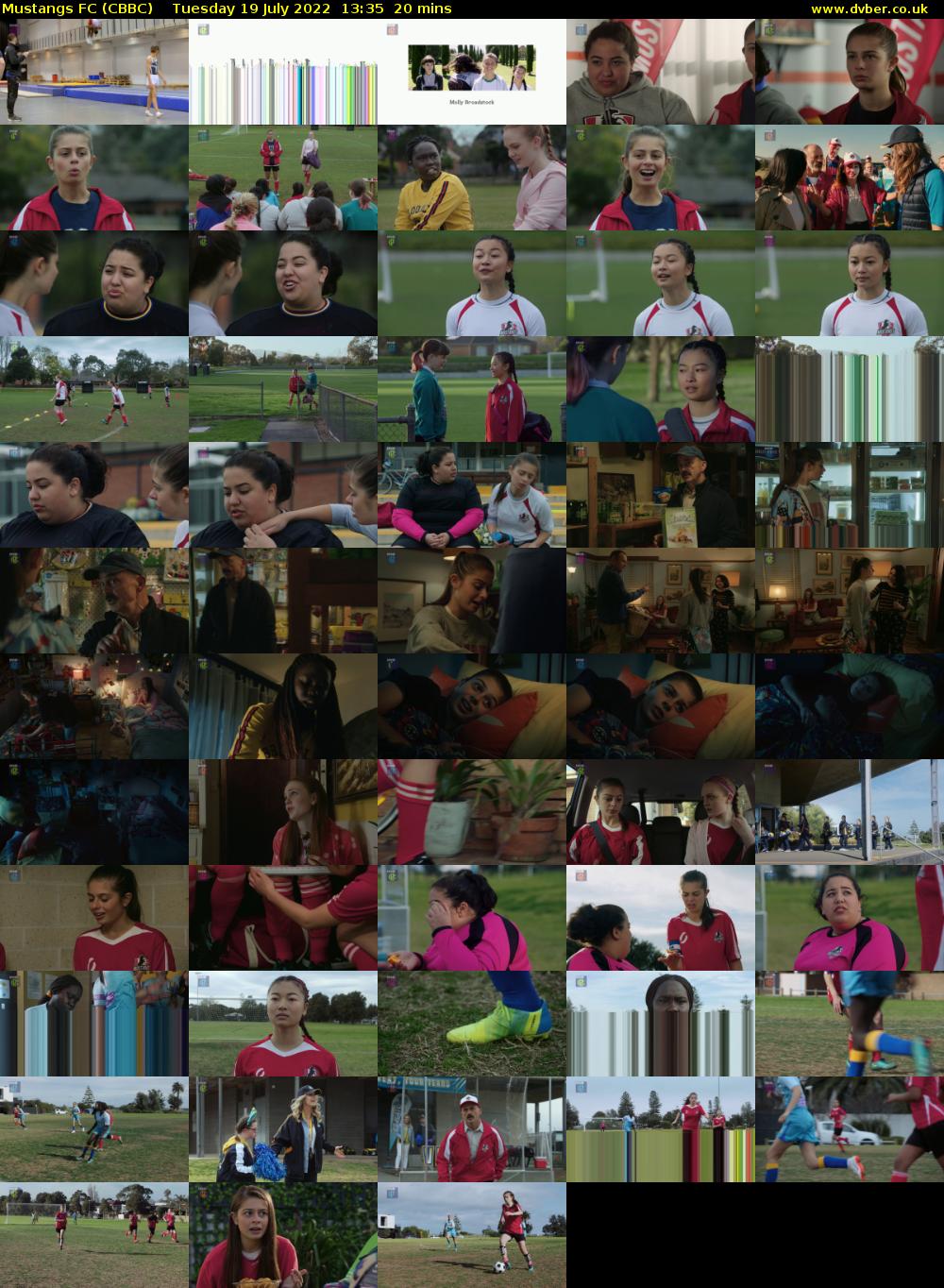 Mustangs FC (CBBC) Tuesday 19 July 2022 13:35 - 13:55