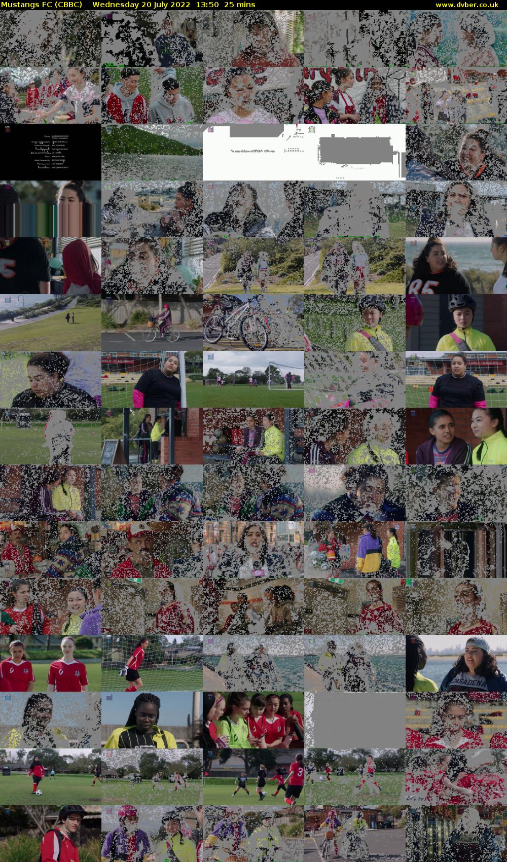 Mustangs FC (CBBC) Wednesday 20 July 2022 13:50 - 14:15