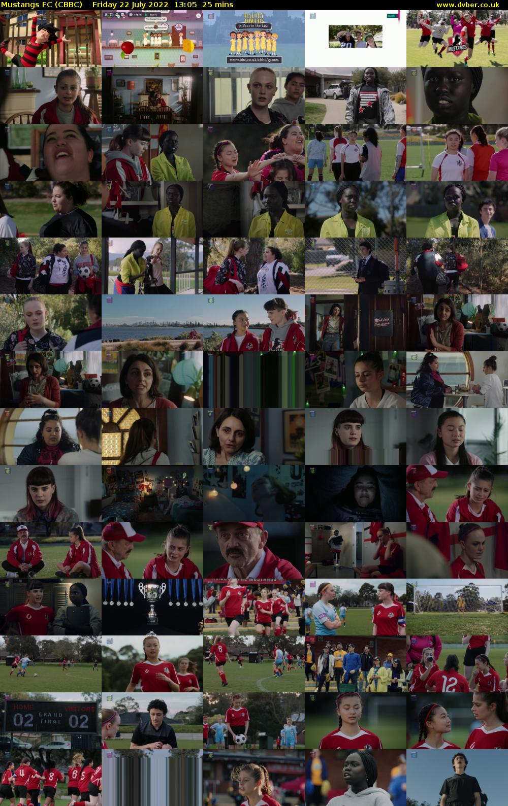 Mustangs FC (CBBC) Friday 22 July 2022 13:05 - 13:30