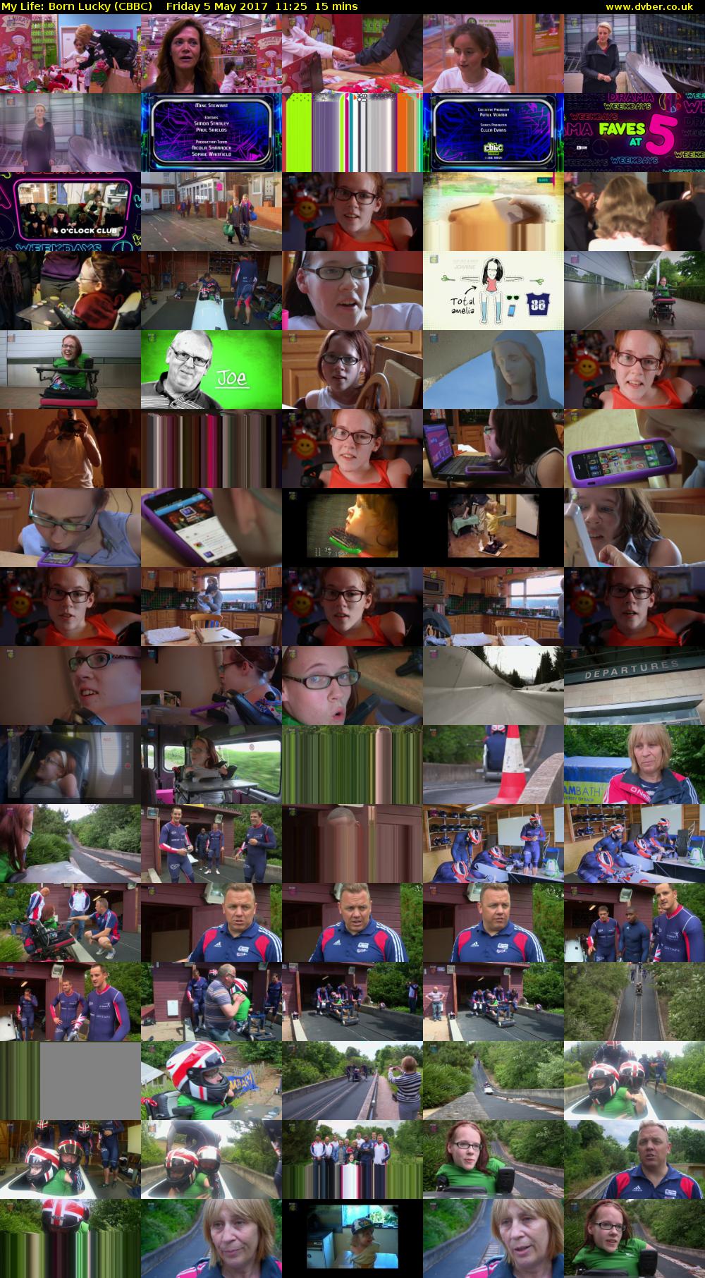 My Life: Born Lucky (CBBC) Friday 5 May 2017 11:25 - 11:40