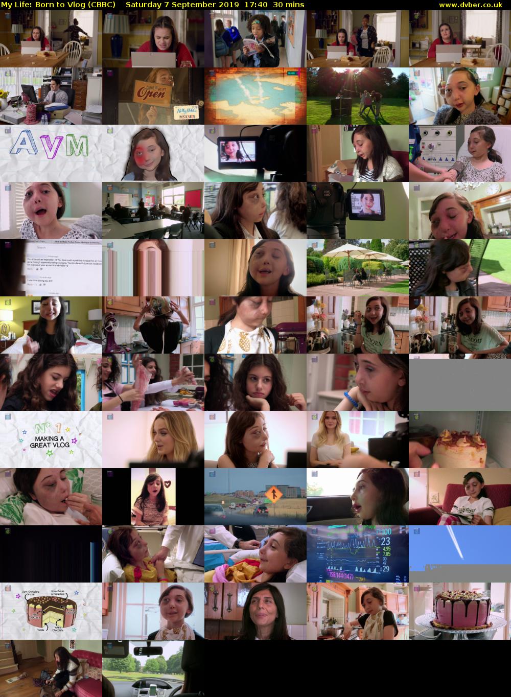 My Life: Born to Vlog (CBBC) Saturday 7 September 2019 17:40 - 18:10