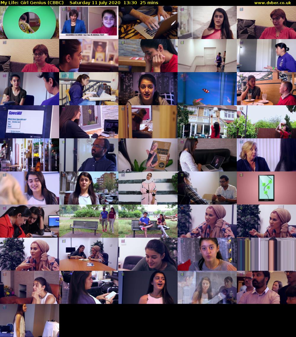 My Life: Girl Genius (CBBC) Saturday 11 July 2020 13:30 - 13:55