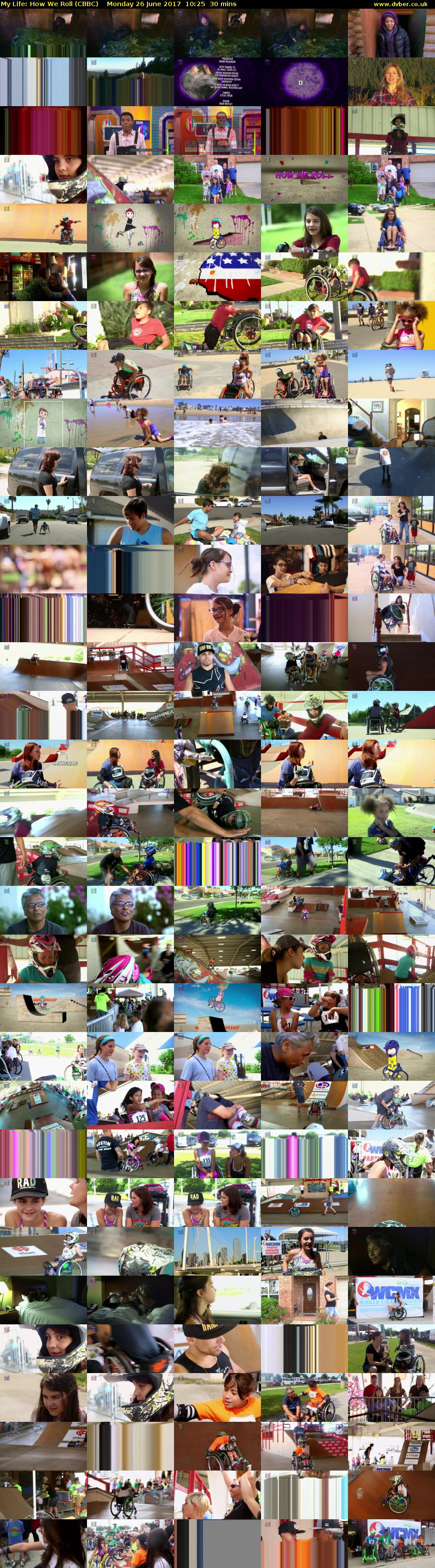 My Life: How We Roll (CBBC) Monday 26 June 2017 10:25 - 10:55