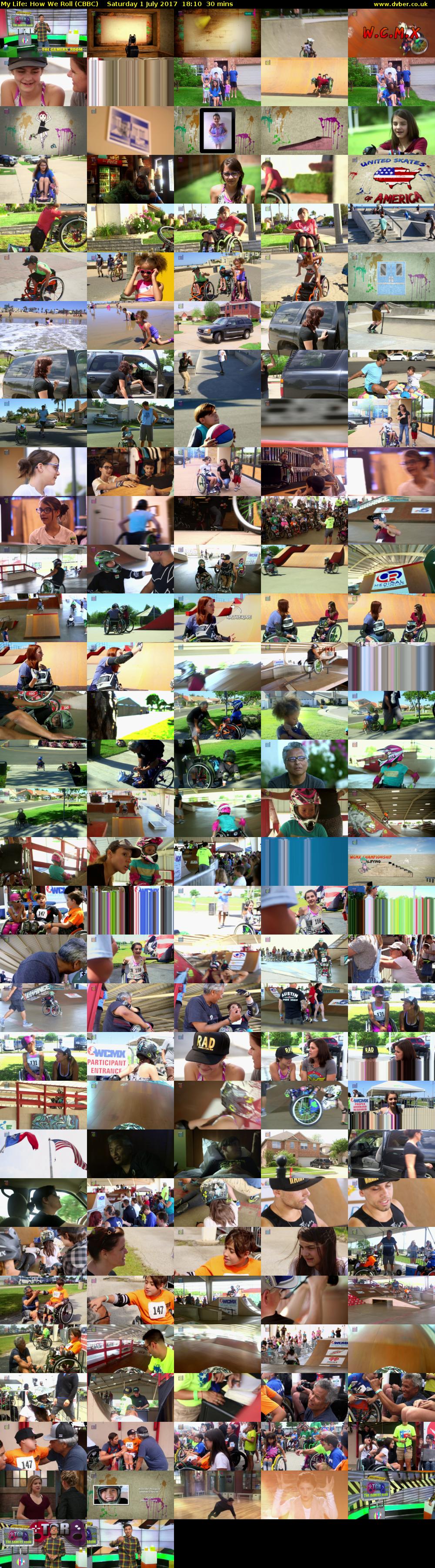 My Life: How We Roll (CBBC) Saturday 1 July 2017 18:10 - 18:40