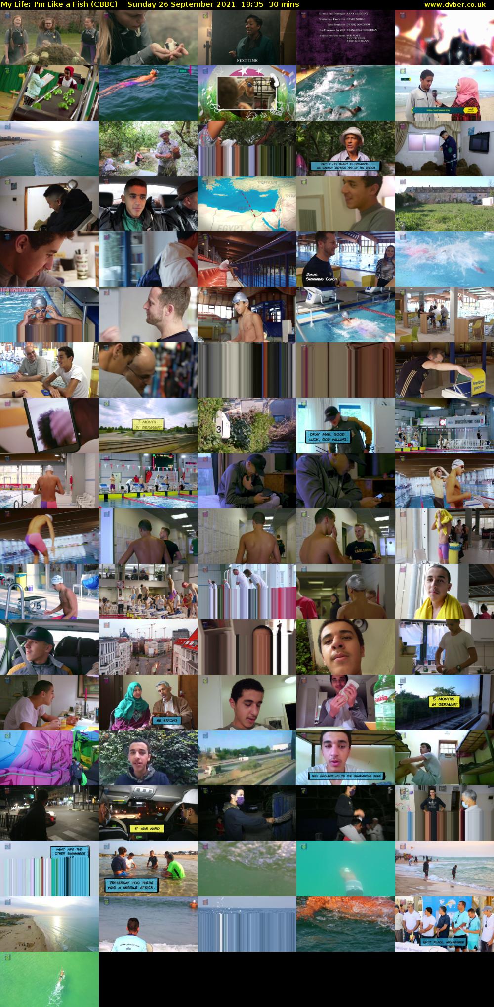 My Life: I'm Like a Fish (CBBC) Sunday 26 September 2021 19:35 - 20:05