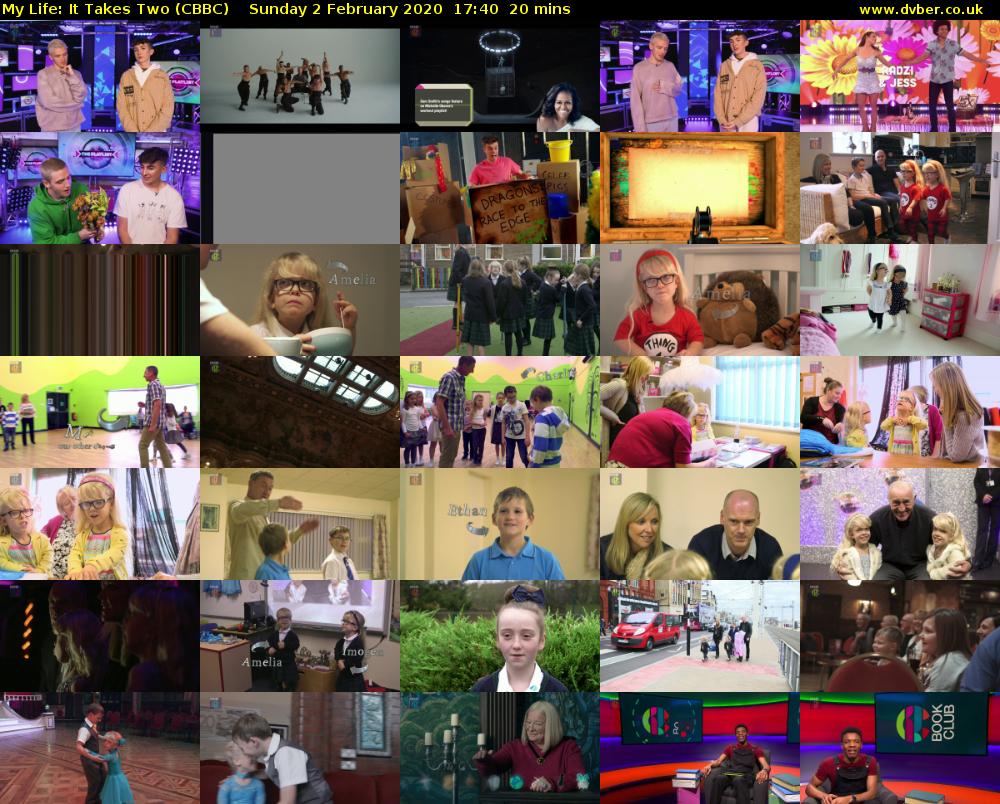 My Life: It Takes Two (CBBC) Sunday 2 February 2020 17:40 - 18:00